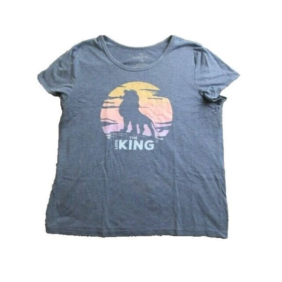 The‎ Lion King Shirt Womens 2XL XXL Mufasa Disney Short Sleeve Streetwear Ladies - Picture 1 of 8